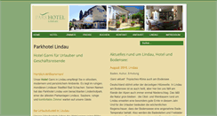 Desktop Screenshot of parkhotel-lindau.de
