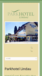 Mobile Screenshot of parkhotel-lindau.de